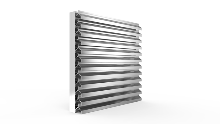  MLL Lamellenfassade Typ 627VFM