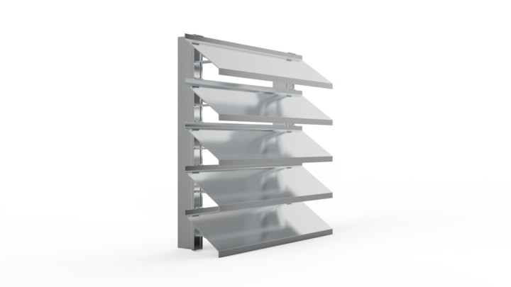  MLL Lamellenfassade Typ 754SF