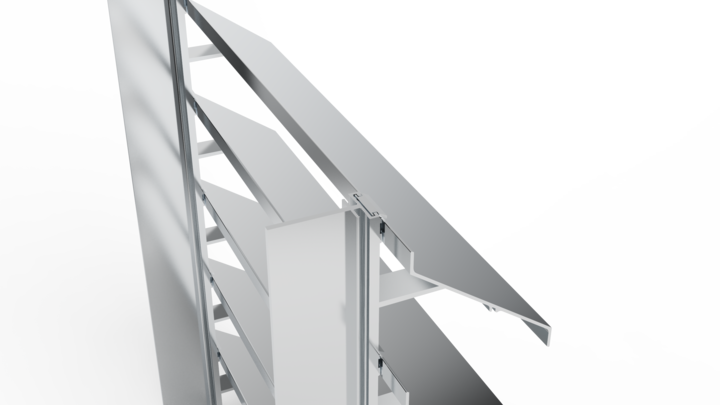  MLL Lamellenfassade Typ 754SF