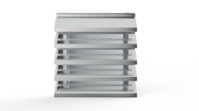  MLL Lamellenfassade Typ 736AU