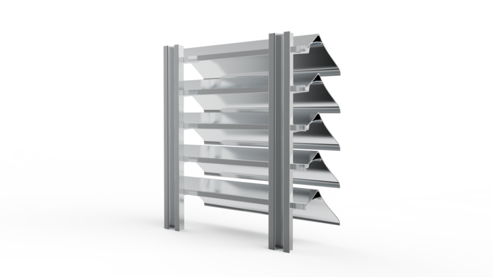  MLL Lamellenfassade Typ 756SWP1DB