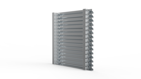  MLL Lamellenfassade Typ 516geAU